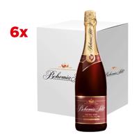 Bohemia Sekt demi sec červené - karton 6 ks