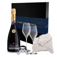 Dárkový set s náramkem Bohemia Sekt Bubbles by DuCoeur
