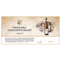 Prohlídka Habánských sklepů se základní degustací - tištěná poukázka